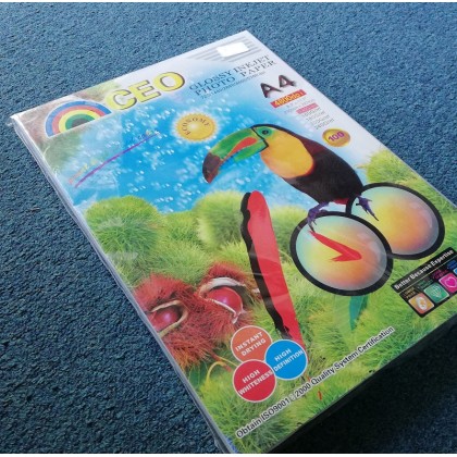 CEO Glossy Inkjet Photo Paper 4800dp i  100 sheet A4